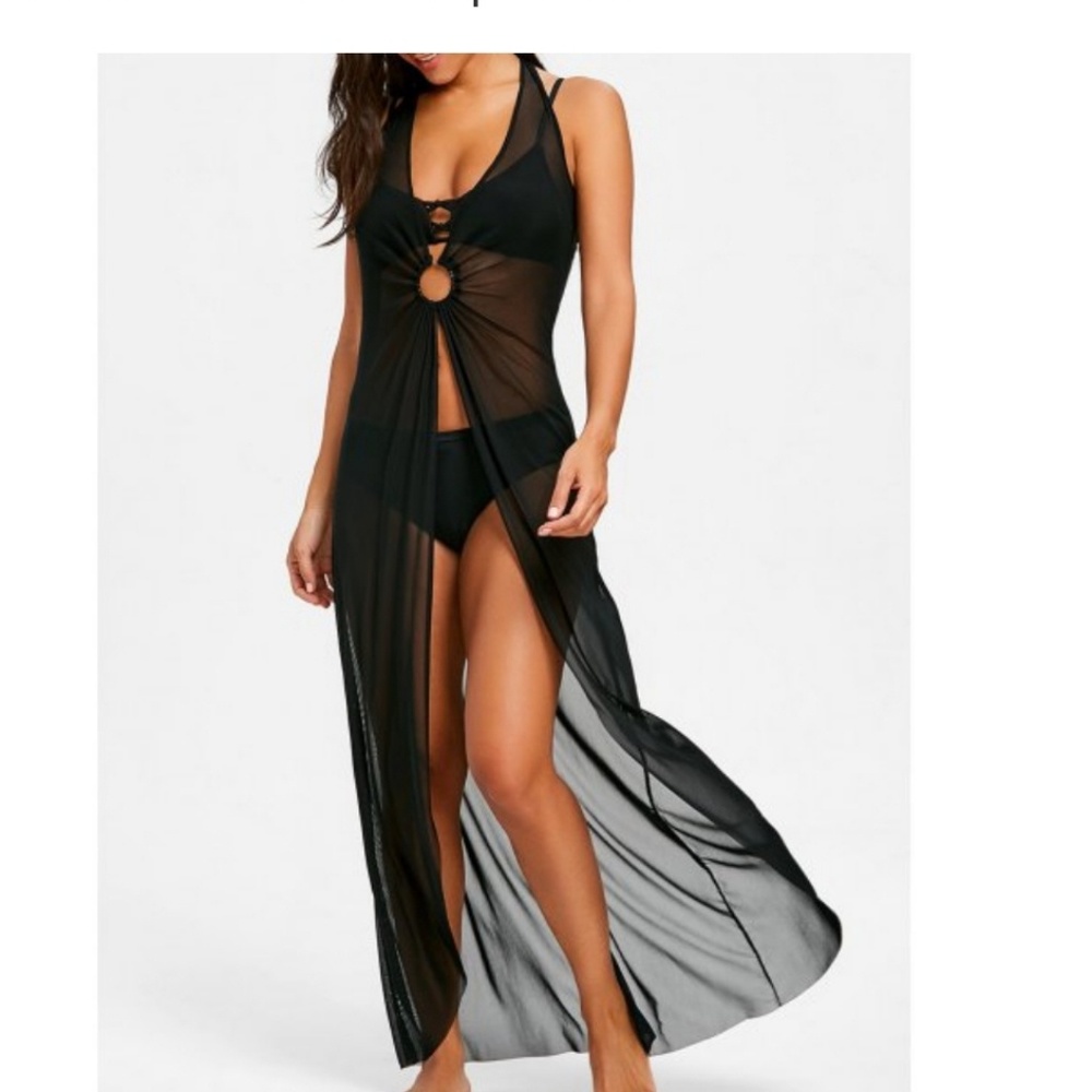LONG SWIM COVER UP